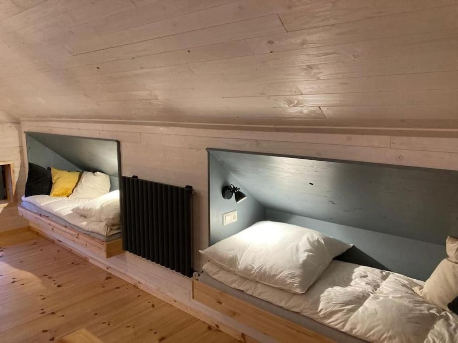 Gemuetliches Holzhaus Am See Warin Exteriér fotografie