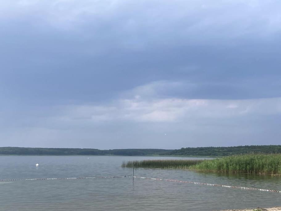 Gemuetliches Holzhaus Am See Warin Exteriér fotografie